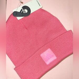 Pink Adidas Beanie